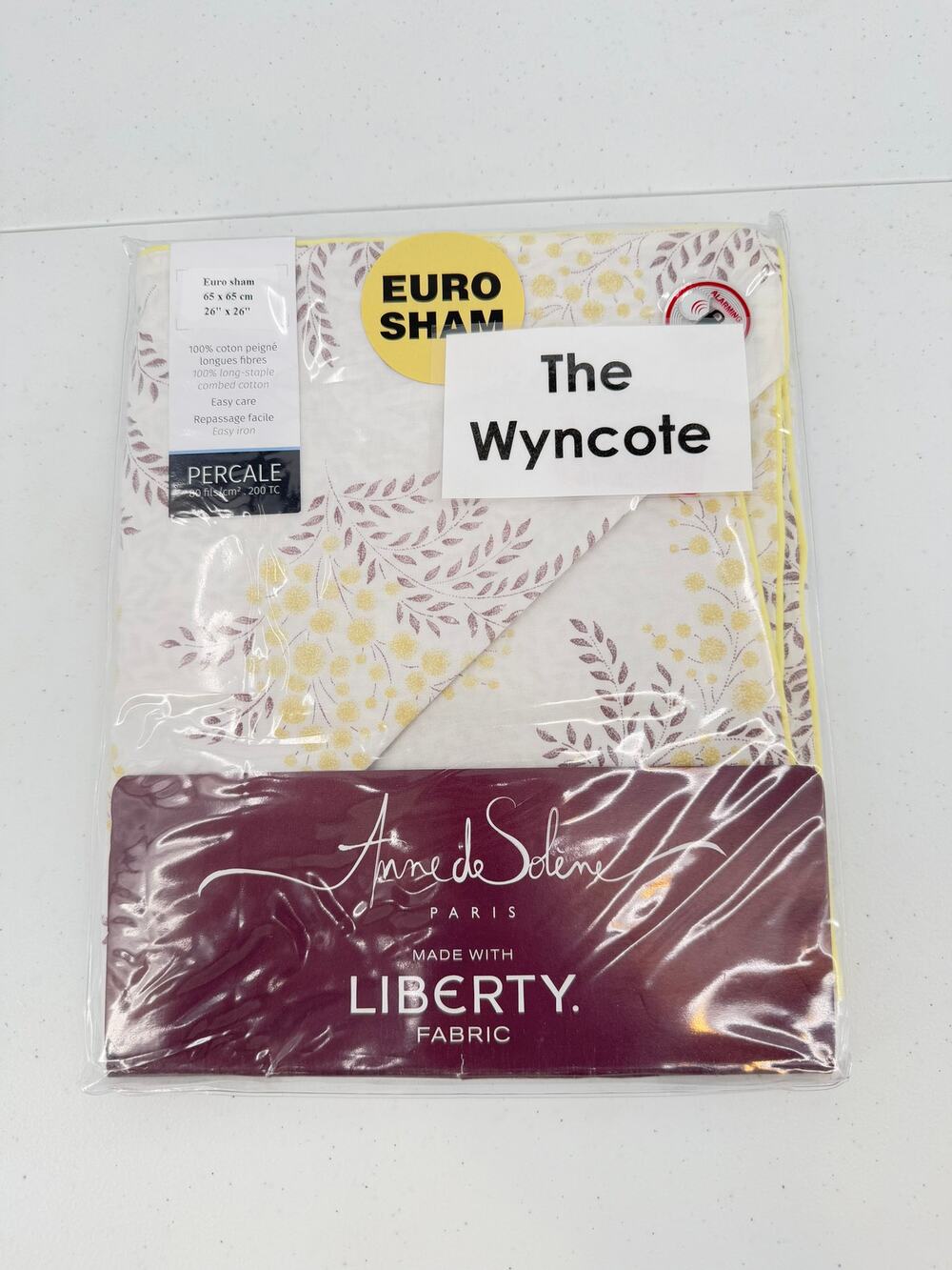 NWT Mimosa By Anne De Solene Floral EURO SHAM Percale Cotton (1)